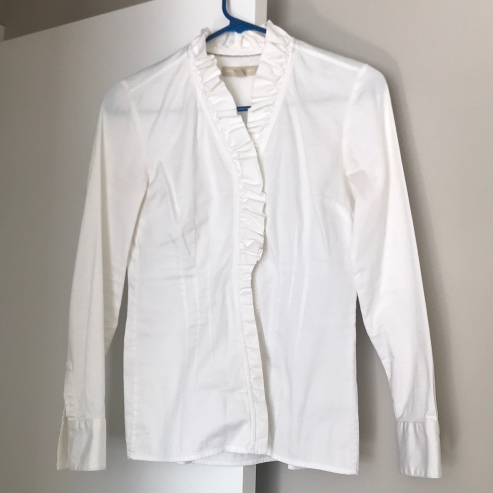 Banana Republic ruffle blouse